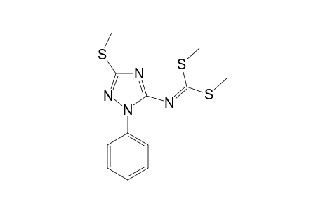 DIMETHYL-(3-METHYLTHIO-1-PHENYL-1H-1,2,4-TRIAZOL-5-YL)-IMINODITHIOCARBONATE