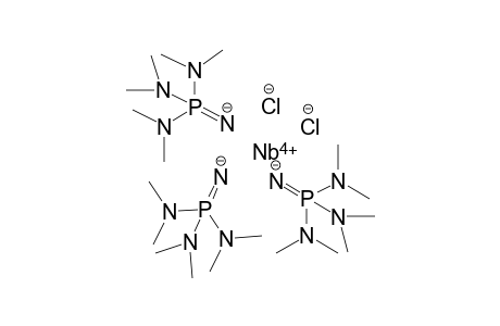 Niobium(V) tris((tris(dimethylamino)-lambda5-phosphaneylidene)amide) dichloride