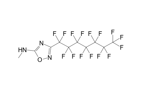 5-(N-Methyl)amino-3-(perfluoroheptyl)-1,2,4-oxadiazole