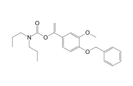 1-(3'-Methoxy-4'-benzyloxyphenyl)vinyl-N,N-Dipropylcarbamate