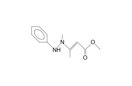 3-(1-Methyl-2-phenyl-hydrazino)-2-butenoic acid, methyl ester
