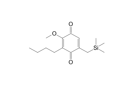 3-n-Butyl-2-methoxy-5-((trimethylsilyl)methyl)-1,4-benzoquinone