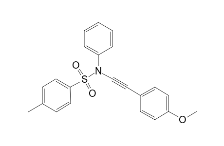 N-(4-Methoxyphenyl)ethynyl-N-phenyl tosylamide