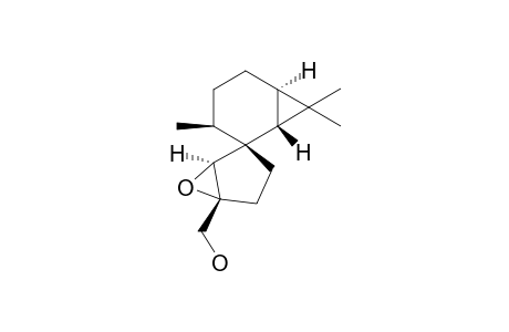 Spiro[bicyclo[4.1.0]heptane-2,2'-[6]oxabicyclo[3.1.0]hexane]-5'-metha nol, 3,7,7-trimethyl-, [1R-[1.alpha.,2.beta.(1'R*,5'R*),3.beta.,6.alpha.]]-