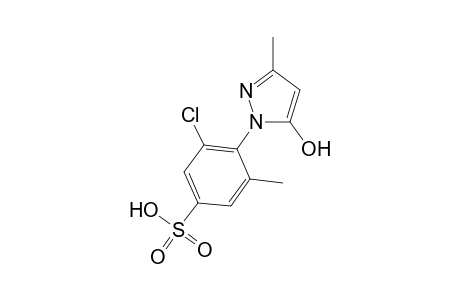 1-(2-Chloro-6-methyl-4-sulfophenyl)-3-methyl-5-hydroxypyrazole