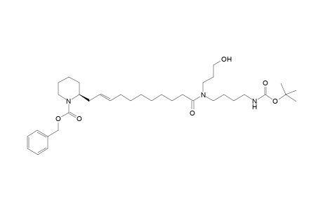 [11(2S)]-N-[4-[(tert-Butoxycarbonyl)amino]butyl]-N-(3-hydroxypropyl)-11-[2-[N-(benzyloxy)carbonyl]piperidinyl]]-9-undecenamide