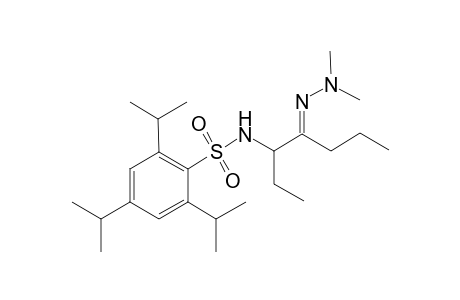 N-1-{2-[(E)-N,N-Dimethylhydrazino]-1-ethylpentyl}-2,4,6-triisopropyl-1-benzenesulfonamide