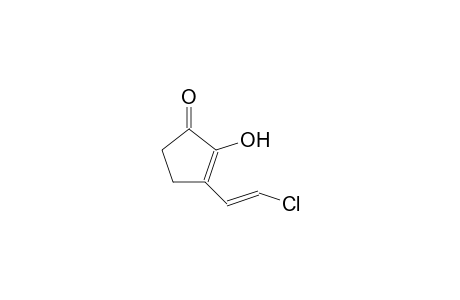 2-CYCLOPENTEN-1-ONE, 3-(2-CHLORO-ETHENYL)-2-HYDROXY-