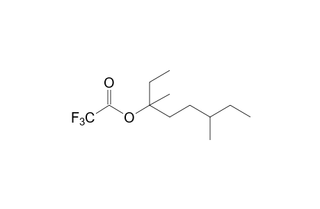 trifluoroacetic acid, 3,6-dimethyl-3-octyl ester