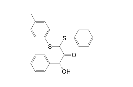 2-Propanone, 1-hydroxy-3,3-bis[(4-methylphenyl)thio]-1-phenyl-, (R)-