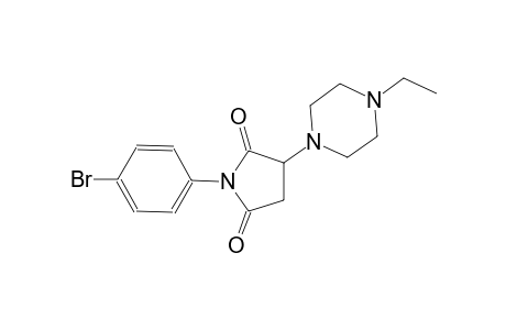1-(4-bromophenyl)-3-(4-ethyl-1-piperazinyl)-2,5-pyrrolidinedione