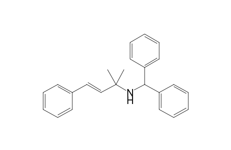 N-Benzhydryl-1,1-dimethyl-3-phenyl-2-propenylamine