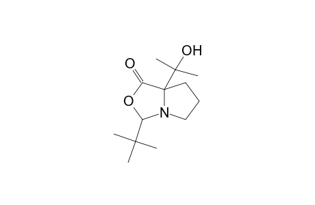 3-tert-Butyl-7a-(1-hydroxy-1-methylethyl)tetrahydro-1H-pyrrolo[1,2-c][1,3]oxazol-1-one