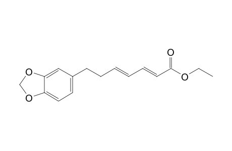 (2E,4E)-7-(1,3-benzodioxol-5-yl)hepta-2,4-dienoic acid ethyl ester
