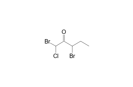 1,3-Dibromo-1-chloropentan-2-one