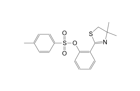 2-(4,4-dimethyl-4,5-dihydro-1,3-thiazol-2-yl)phenyl 4-methylbenzenesulfonate