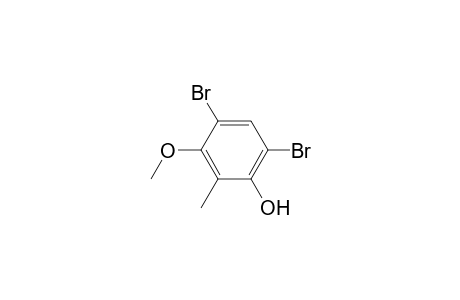 4,6-Dibromo-3-methoxy-2-methylphenol