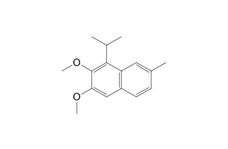 4-ISOPROPYL-2,3-DIMETHOXY-6-METHYLNAPHTHALENE