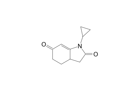 1-Cyclopropyl-3,3a,4,5-tetrahydro-1H-indole-2,6-dione