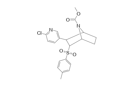 N-METHOXYCARBONYL-3-EXO-(2-CHLORO-5-PYRIDYL)-2-ENDO-(PARA-TOLYLSULFONYL)-7-AZABICYCLO-[2.2.1]-HEPTANE