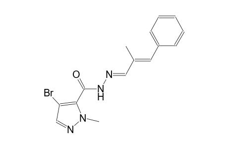 4-bromo-1-methyl-N'-[(E,2E)-2-methyl-3-phenyl-2-propenylidene]-1H-pyrazole-5-carbohydrazide