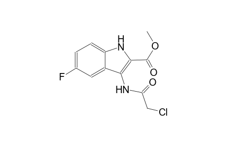 methyl 3-[(chloroacetyl)amino]-5-fluoro-1H-indole-2-carboxylate