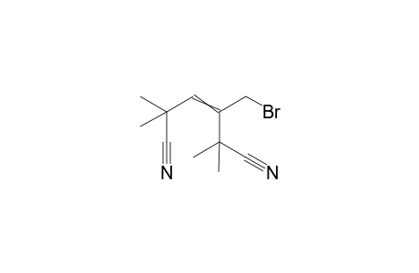 3-(bromomethyl)-2,2,5,5-tetramethylhex-3-enedinitrile