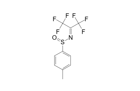 N-[2,2,2-TRIFLUORO-1-(TRIFLUOROMETHYL)-ETHYLIDENE]-PARA-TOLUOLSULFIN-ACID-AMIDE