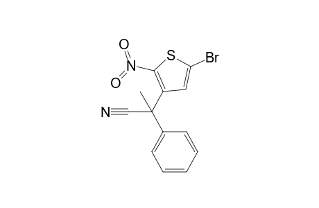 5-Bromo-2-nitro-3-(1-phenyl-1-cyanoethyl)thiophene