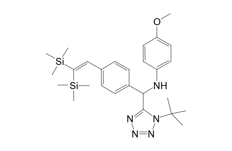 N-{[4-(2,2-Bis(trimethylsilyl)ethenyl)phenyl](1-tert-butyl-1Htetrazol-5-yl)methyl}4-methoxyaniline