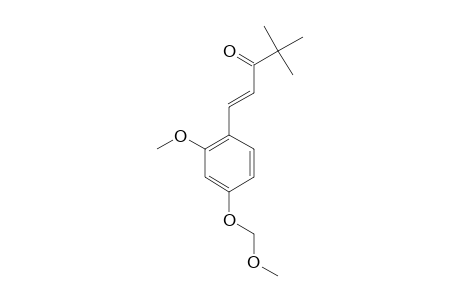 1-(2-METHOXY-4-O-METHOXYMETHYLPHENYL)-4,4-DIMETHYL-1-PENTEN-3-ONE