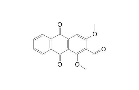 9,10-diketo-1,3-dimethoxy-anthracene-2-carbaldehyde