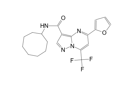 N-cyclooctyl-5-(2-furyl)-7-(trifluoromethyl)pyrazolo[1,5-a]pyrimidine-3-carboxamide