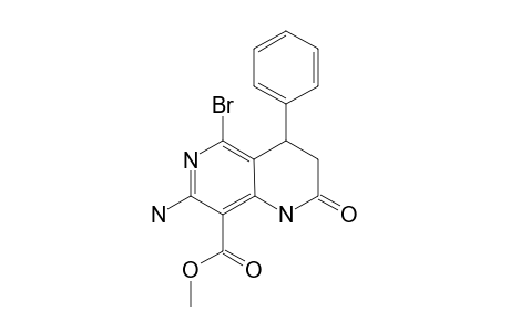 7-AMINO-5-BrOMO-1,2,3,4-TETRAHYDRO-8-METHOXYCARBONYL-4-PHENYL-1,6-NAPHTHYRIDIN-2-ONE