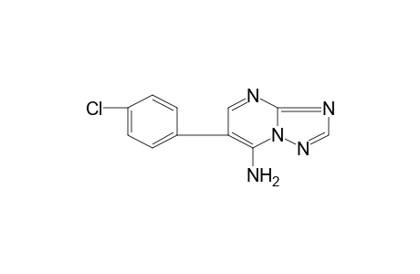 7-AMINO-6-(p-CHLOROPHENYL)-s-TRIAZOLO[1,5-a]PYRIMIDINE