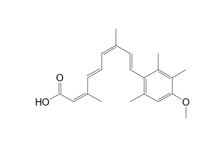 2,4,6,8-Nonatetraenoic acid, 9-(4-methoxy-2,3,6-trimethylphenyl)-3,7-dimethyl-, (Z,E,Z,E)-
