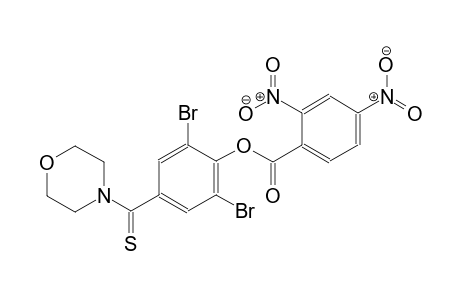 phenol, 2,6-dibromo-4-(4-morpholinylcarbonothioyl)-, 2,4-dinitrobenzoate (ester)