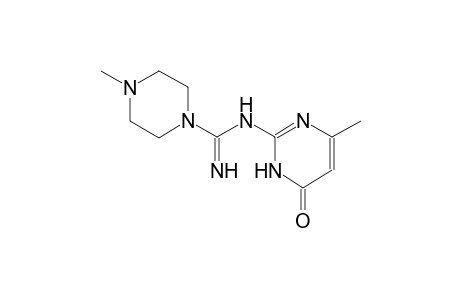 1-piperazinecarboximidamide, N-(1,6-dihydro-4-methyl-6-oxo-2-pyrimidinyl)-4-methyl-