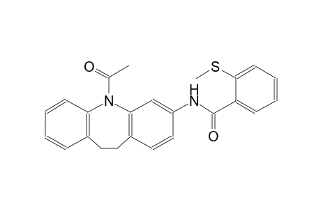 N-(5-acetyl-10,11-dihydro-5H-dibenzo[b,f]azepin-3-yl)-2-(methylsulfanyl)benzamide