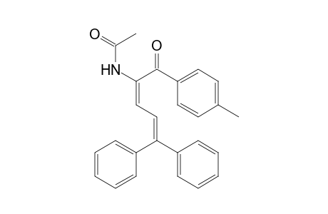 Acetamide, N-[1-(4-methylbenzoyl)-4,4-diphenyl-1,3-butadienyl]-, (E)-