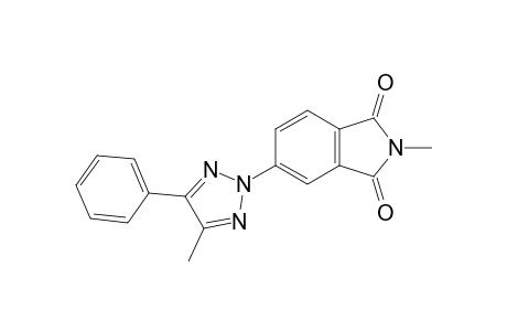 1H-Isoindole-1,3(2H)-dione, 2-methyl-5-(4-methyl-5-phenyl-2H-1,2,3-triazol-2-yl)-