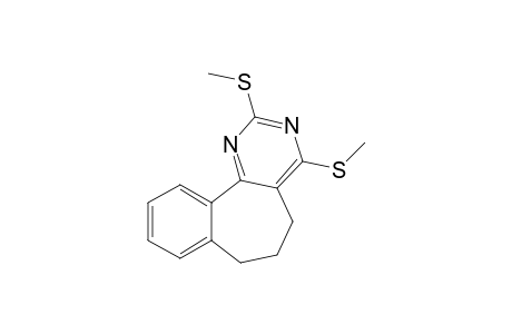 2,4-Dimethylthio-6,7-dihydro-5H-benzo[6,7]cyclohepta[1,2-d]pyrimidine