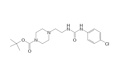 4-[2-[(4-chlorophenyl)carbamoylamino]ethyl]piperazine-1-carboxylic acid tert-butyl ester