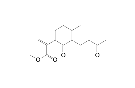 3-Methyl-2-(3-oxobutyl)-6-[1-(methoxycarbonyl)ethenyl]cyclohexanone isomer