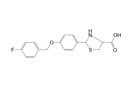 2-(4-[(4-Fluorobenzyl)oxy]phenyl)-1,3-thiazolidine-4-carboxylic acid