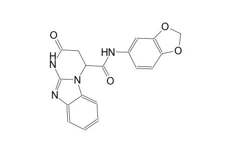 pyrimido[1,2-a]benzimidazole-4-carboxamide, N-(1,3-benzodioxol-5-yl)-1,2,3,4-tetrahydro-2-oxo-