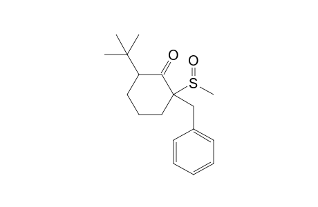 2(S/R)-Benzyl-6-(t-butyl)-2(R/S)-(methylsulfinyl)cyclohexanone