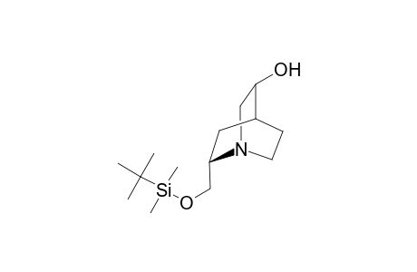 (2S)-2-(tert-Butyldimethylsilyloxymethyl)-1-azabicyclo[2.2.2]octan-5-ol