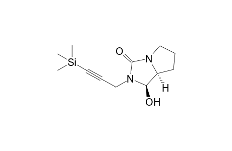 (1R,7aS)-1-Hydroxy-2-(3-(trimethylsilyl)prop-2-yn-1-yl)tetrahydro-1H-pyrrolo[1,2-c]imidazol-3(2H)-one
