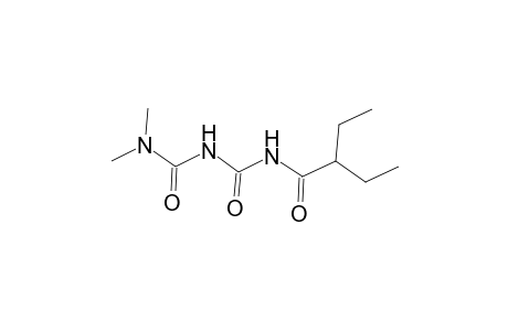 N'-(2-Ethylbutanoyl)-N,N-dimethyldicarbonimidic diamide